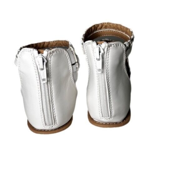 SO Loganberry Girl's Gladiator Sandals White/Silver Size 4 New in Box! - Picture 5 of 7